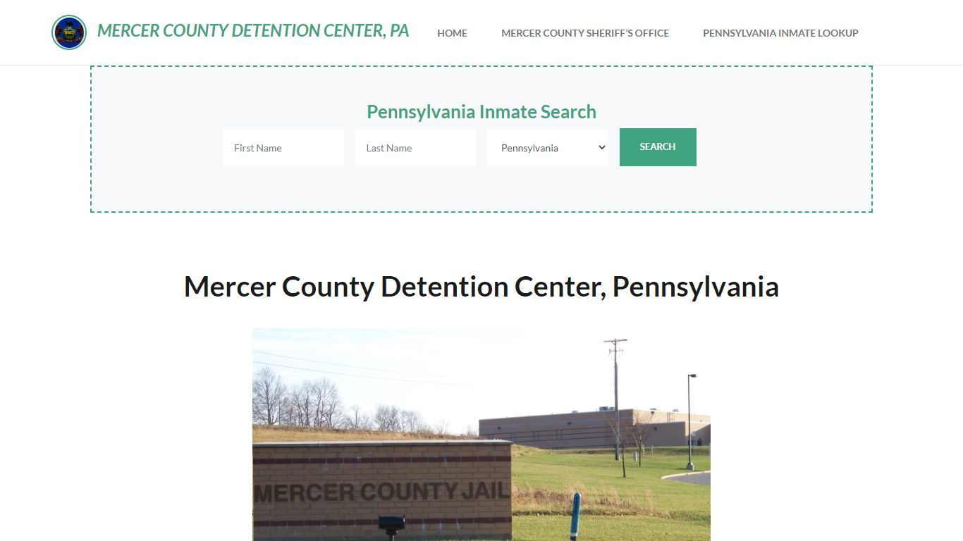 Mercer County Detention Center, PA Inmate Roster, Offender Search